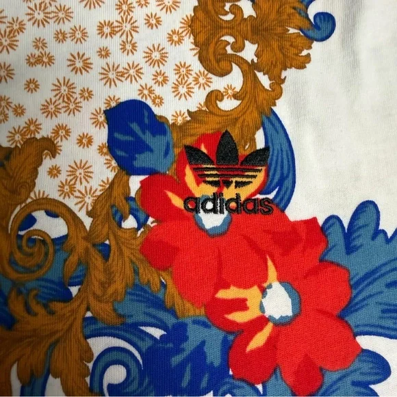 Adidas Originals Her Studio London Floral Baroque T-Shirt Dress - Picture 7 of 11